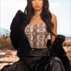 Fashion Nova Franchesca Fur Jacket - Black